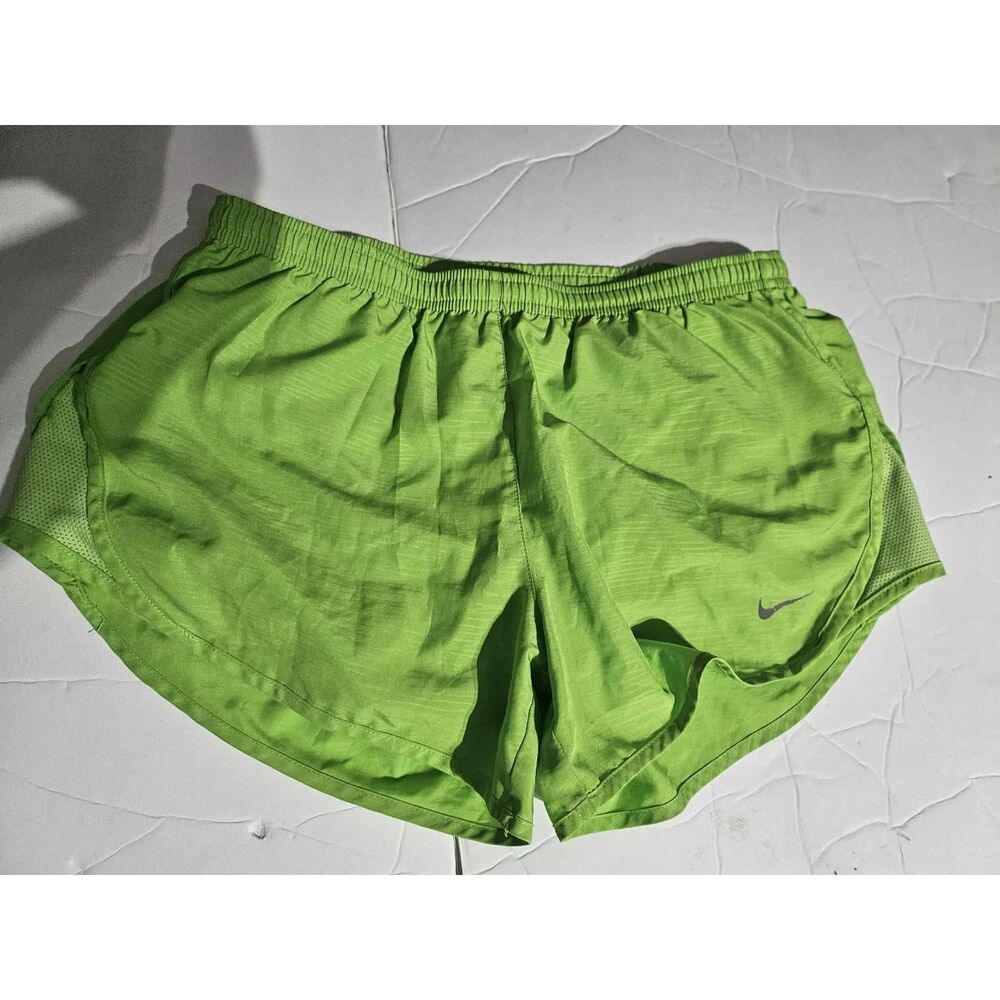 EUC Nike Dri-FIT Running Shorts Women’s Small Green Athletic Training Workout